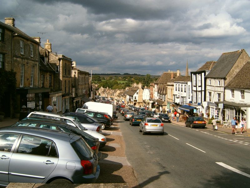 Main Street in BurfordOxfordshire, UK